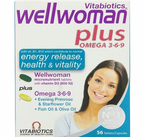 Wellwoman Vitabiotics Wellwoman Plus Tablets 56 Capsules