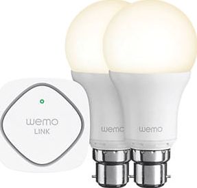 Wemo, 1228[^]5128H Wi-Fi LED Lighting Starter Set 9.5W BC 5128H