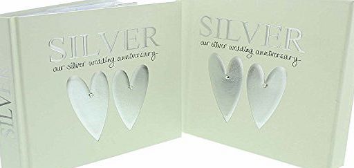 Wendy Jones Blackett Beautiful Wendy Jones-Blackett Designer Silver Wedding Anniversary Photo Album amp; keepsake box