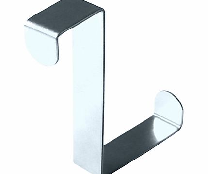 Wenko Stainless Steel Door Hooks, Pack of 6