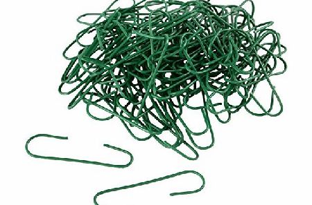 WeRChristmas 200-Piece Plastic Bauble Hooks Christmas Tree Decoration, Green