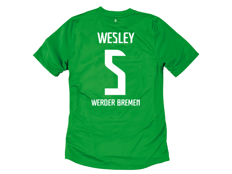 Nike 2011-12 Werder Bremen Nike Home Shirt (Wesley 5)