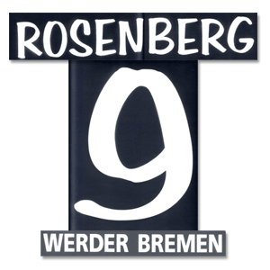 Rosenberg 9 07-08 Werder Bremen Home Name and