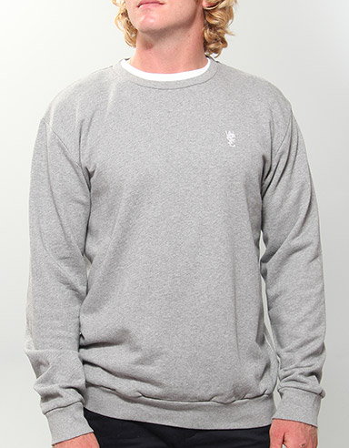 Sylvester Crew neck sweatshirt - Grey Melange