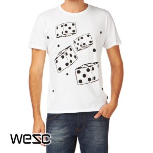 T-Shirts - Wesc Dice T-Shirt - White