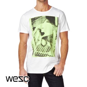 T-Shirts - Wesc E Photoprint T-Shirt - White