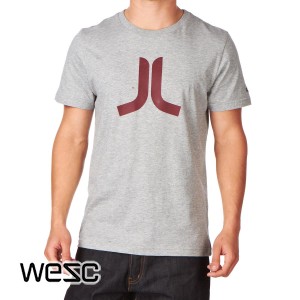 T-Shirts - Wesc Icon T-Shirt - Grey Melange