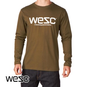 T-Shirts - Wesc Logo Long Sleeve T-Shirt -