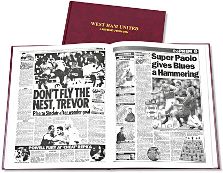 west Ham Football Book