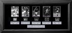 Ham United - Deluxe Sports Cell: 245mm x 540mm (approx). - black frame with black mount