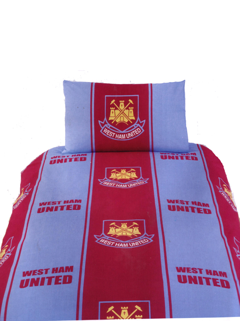 West Ham United FC West Ham Football Duvet Cover and Pillowcase