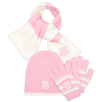West ham United Hat Scarf and Glove Set - Pink -
