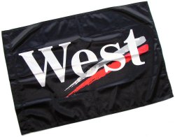 West Team Flag (Black)