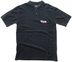 West Team Polo Shirt (Black)