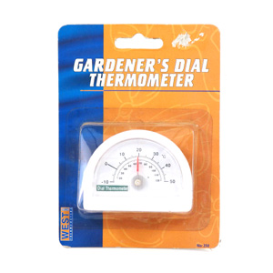 west Meters Gardeners Dial Thermometer