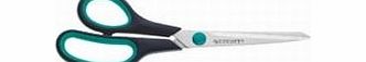 Westcott 8 inch Easy Grip Left Handed Soft Grip Scissor - Black/Blue