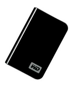 Western Digital 250Gb Portable Hard Drive - Black