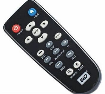 Western Digital WD Live Remote Control For All Western Digital Live! Media Players
