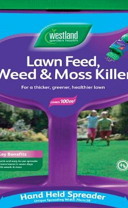 Westlands Horticulture Ltd Westland Lawn Feed Weed and Moss Killer 100m2 Spreader