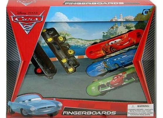 What Kids Want Cars 2 4 Pack Fingerboard with Tools in box
