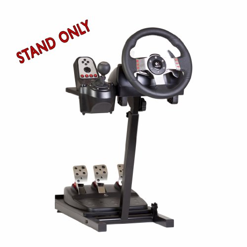 The Ultimate Steering Wheel Stand in Black - suitable for Logitech, Xbox, Madcatz and Thrustmaster