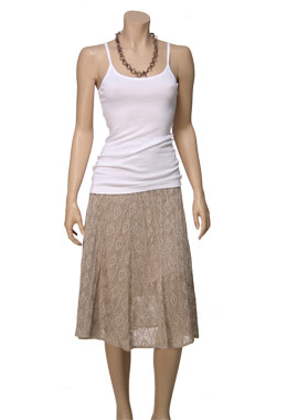 White by Sabatini Crochet Skirt by White by Sabatini