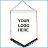 White Pennants - 25 x 18cm Includes Printing -