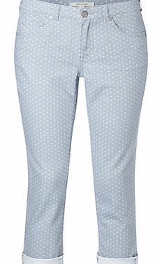 Sidney Cropped Jeans, Whisper Grey