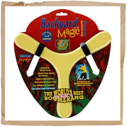 Backyard Magic Boomerang Yellow