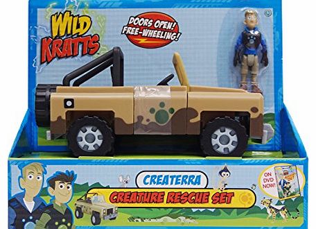 Wild Kratts Createrra Creature Rescue Vehicle W/Martin Action Figure