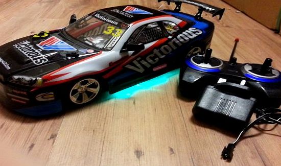 Wicked Imports RC DRIFT Radio Control 1:14 4WD Electric Powered Remote Control Nissan Skyline Fast And Furious Drift Car