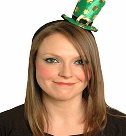 Wiked Fun St Patricks Day Irish Green Leprechaun Hat Head Boppers, Fancy Dress Party Costume Accessory