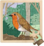 Wild Republic Wooden 20 Piece Jigsaw Puzzle - Robin