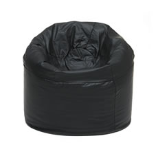 Wilkinson Plus Bean Bag Seat Faux Leather Black