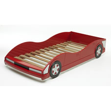 Car Bed Boys Red Single