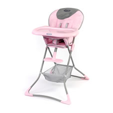 Graco Teatime Compact High Chair Pink