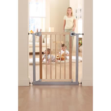 Lindam Easy Fit Safety Gate Wood/Metal