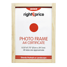 Wilkinson Plus Right Price Pine Photo Frame A4