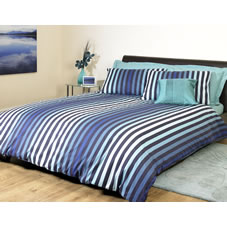 Wilkinson Plus Stripe Duvet Set Blue Single