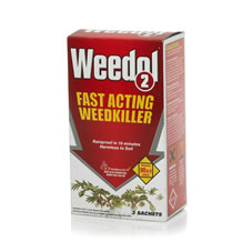 Weedol 2 Fast Acting Weedkiller 57g x 3