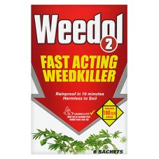 Weedol 2 Fast Acting Weedkiller 6 x 57g