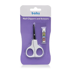 Wilko Baby Nail Clippers and Scissors Set