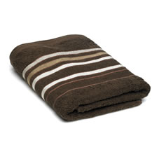 Wilkinson Plus Wilko Hand Towel Stripe Chocolate