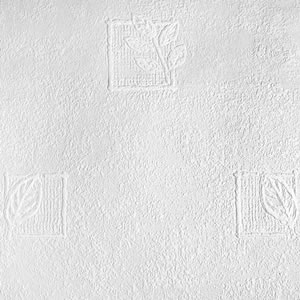 Wilkinson Plus Wilko Leaf Motif Textured Wallpaper White 16268