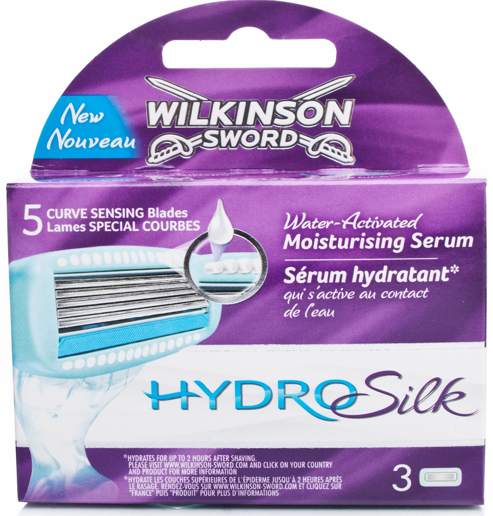 Sword Hydro Silk Replacement Blades