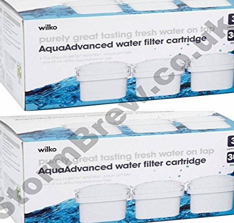 Wilko  Water Filter Cartridges For Brita Maxtra Jugs - 6 Pack