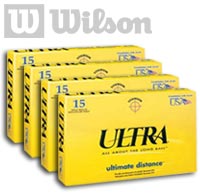 4 x Wilson Ultra Ultimate Distance Balls (15 pack)