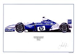 David Wilson- Williams FW25- J.P.Montoya- signed by artist Measures 48cm x 32cm (19``x13``)