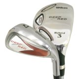Deep Red Power Weight Irons (2 Graphite Hybrids/7 Graphite Irons, 5-SW) - Gents Right Hand - Regular