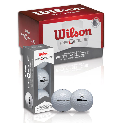 Wilson Profile Anti-Slice Golf Balls 12 Balls
